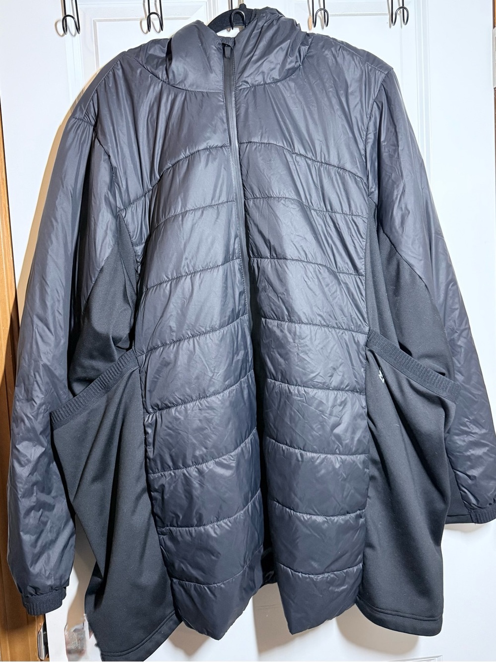Torrid Hooded Quilted Jacket - Black